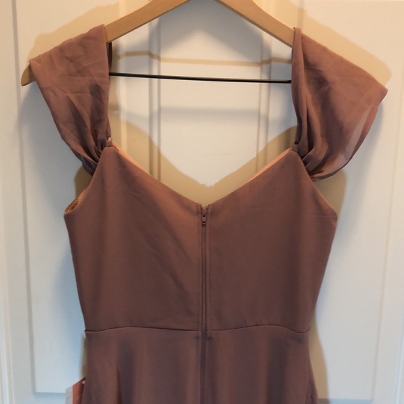 NWT Birdy Grey Devin Convertible Dress In Dark Mauve Size X Small - Picture 5 of 10